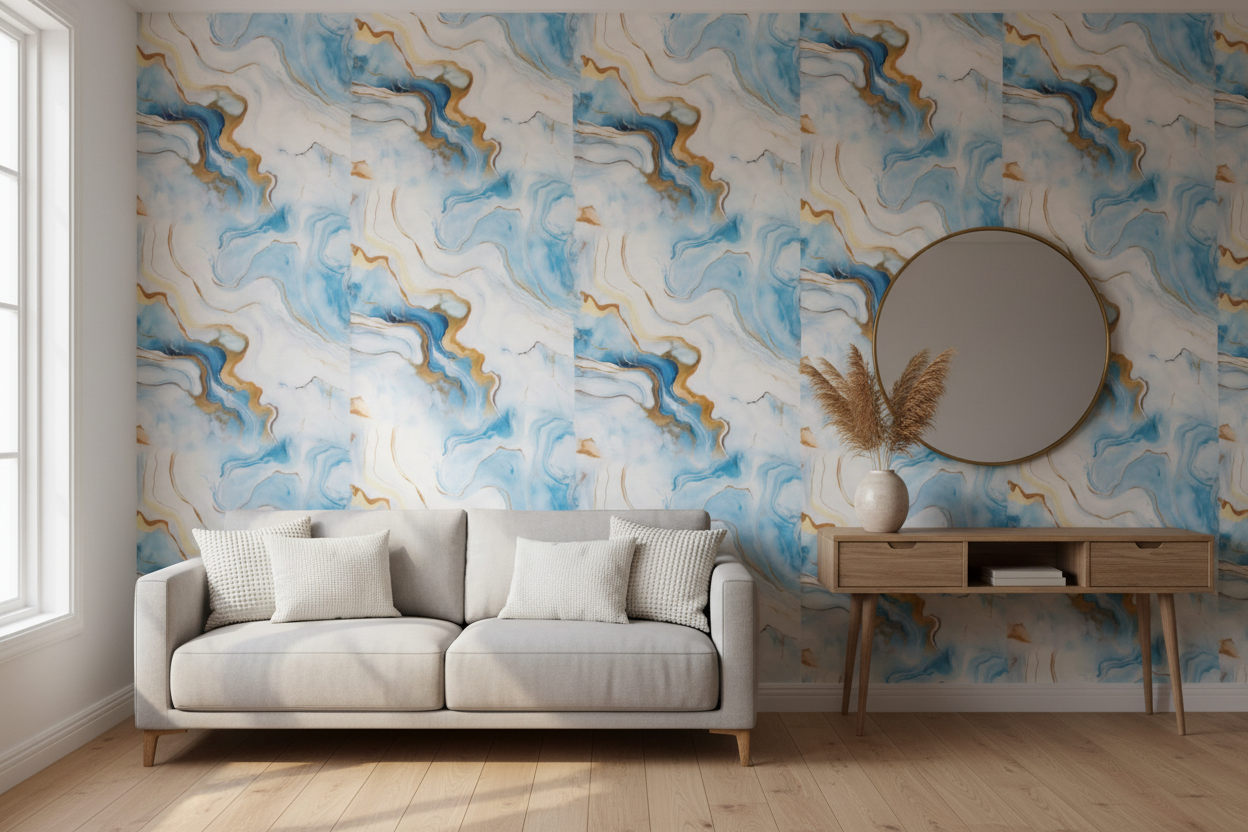 PVC Rolle selbstklebend – Marmor Design