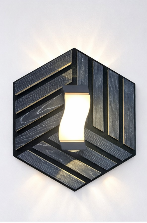 ✨ LUXORA LED-Wandleuchte inkl. GRATIS Holzpaneel ✨