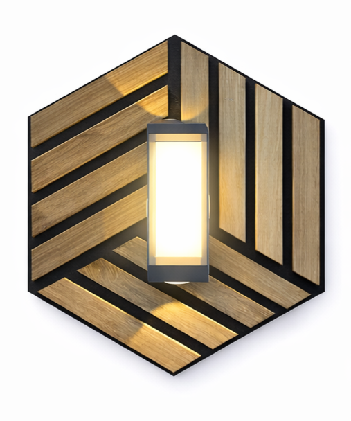 ✨ LUXORA LED-Wandleuchte inkl. GRATIS Holzpaneel ✨