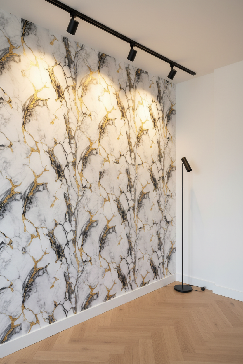 PVC Rolle selbstklebend – Marmor Design