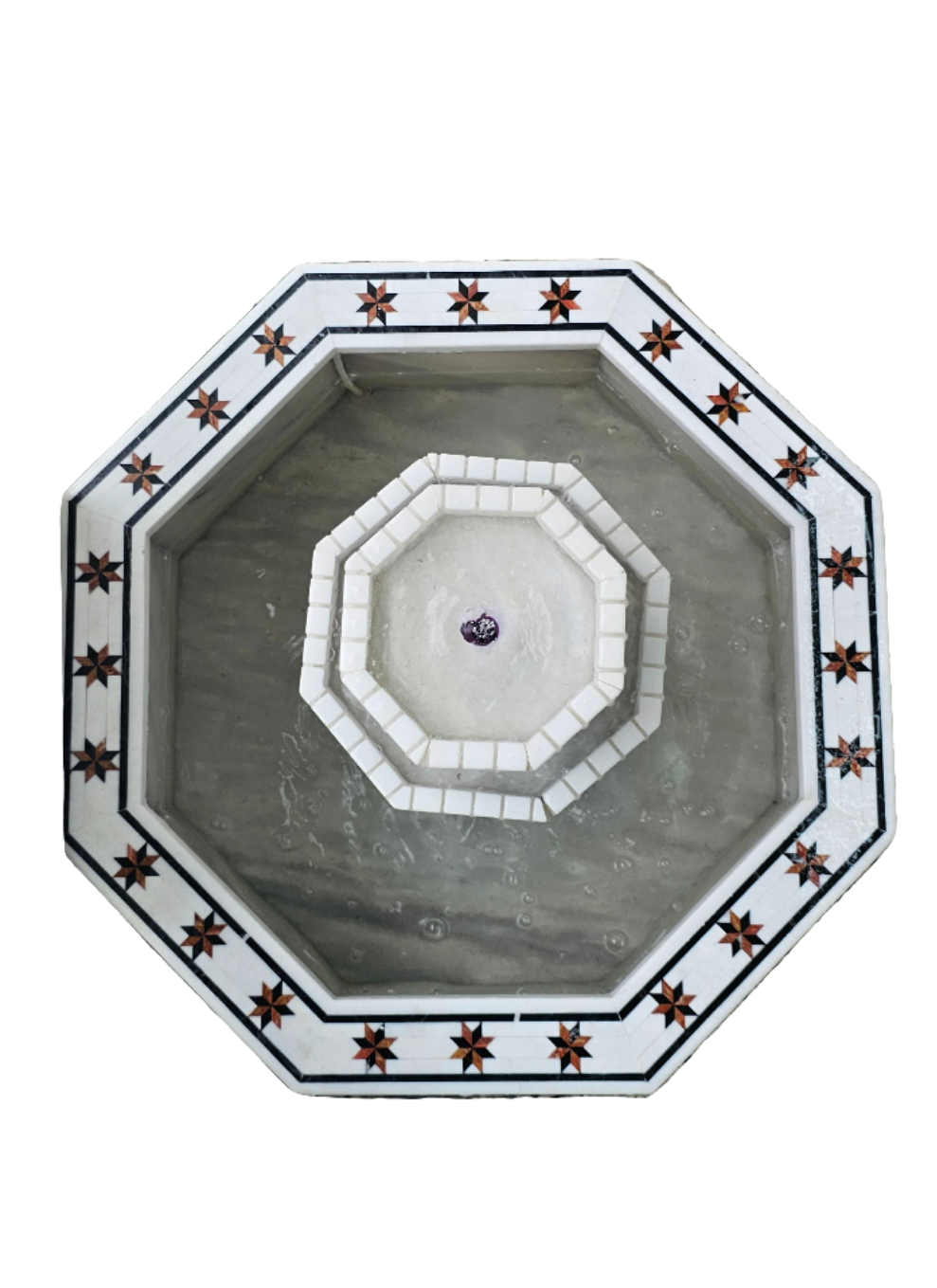 Marmorbrunnen mit [LED]