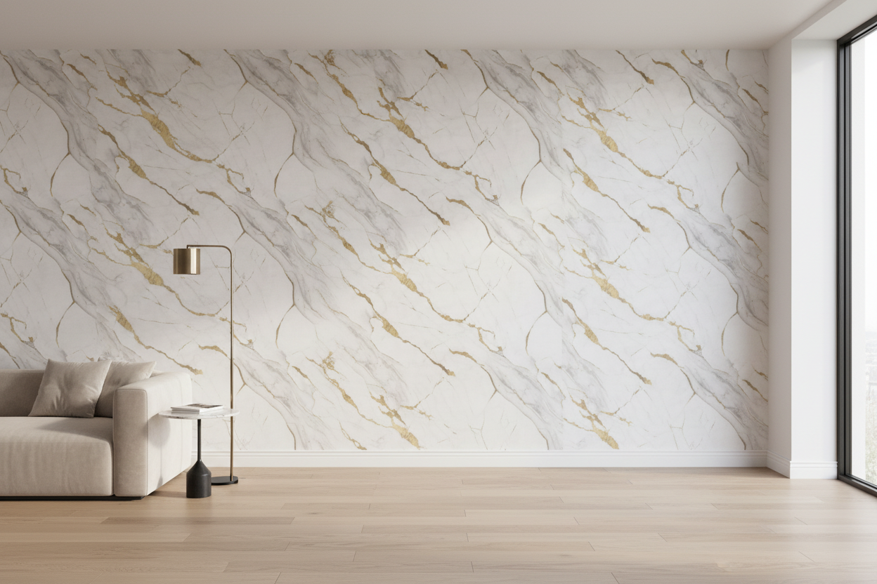 PVC Rolle selbstklebend – Marmor Design