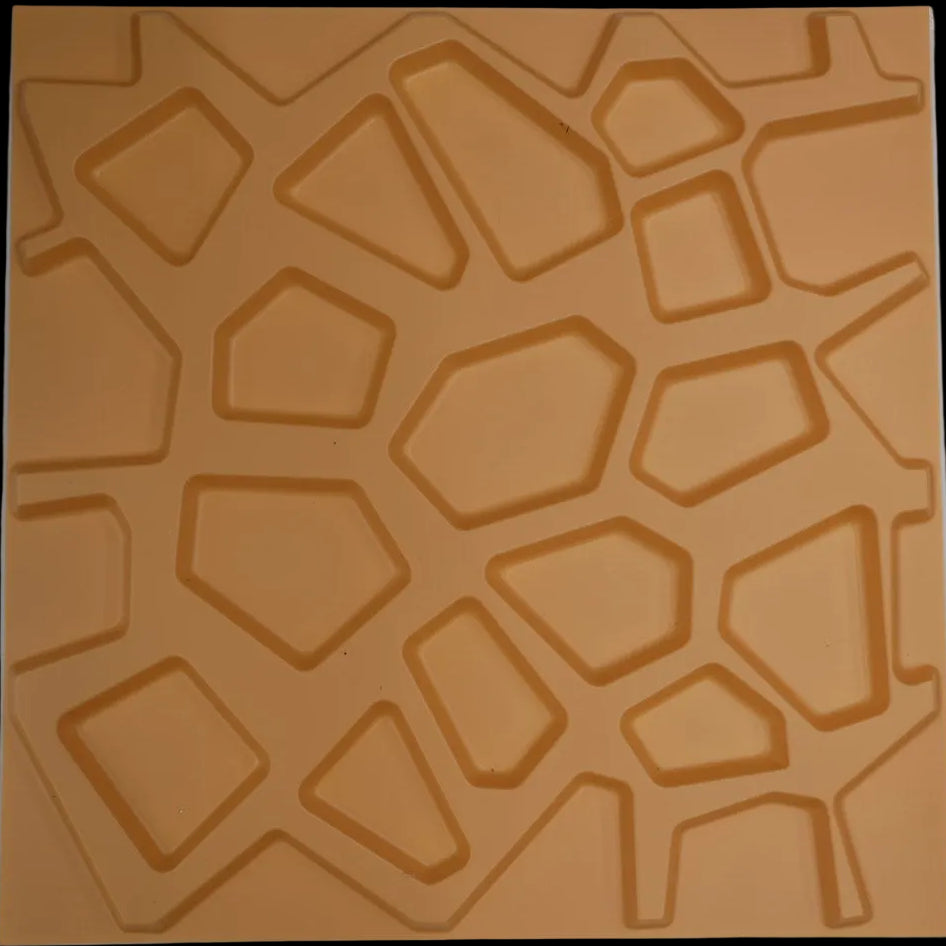 3D-Wandpaneele Abstract[Orange]     50×50cm