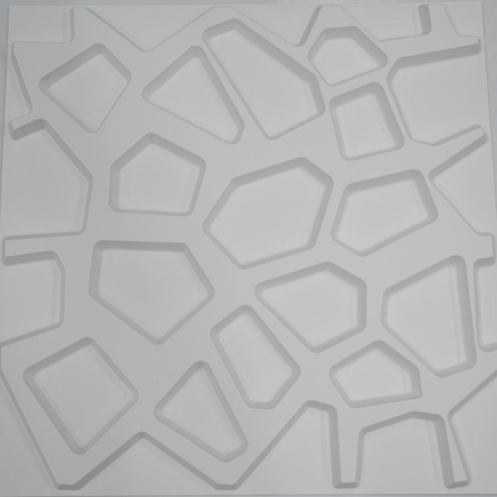 3D-Wandpaneele Abstract[Weiß]         50×50cm