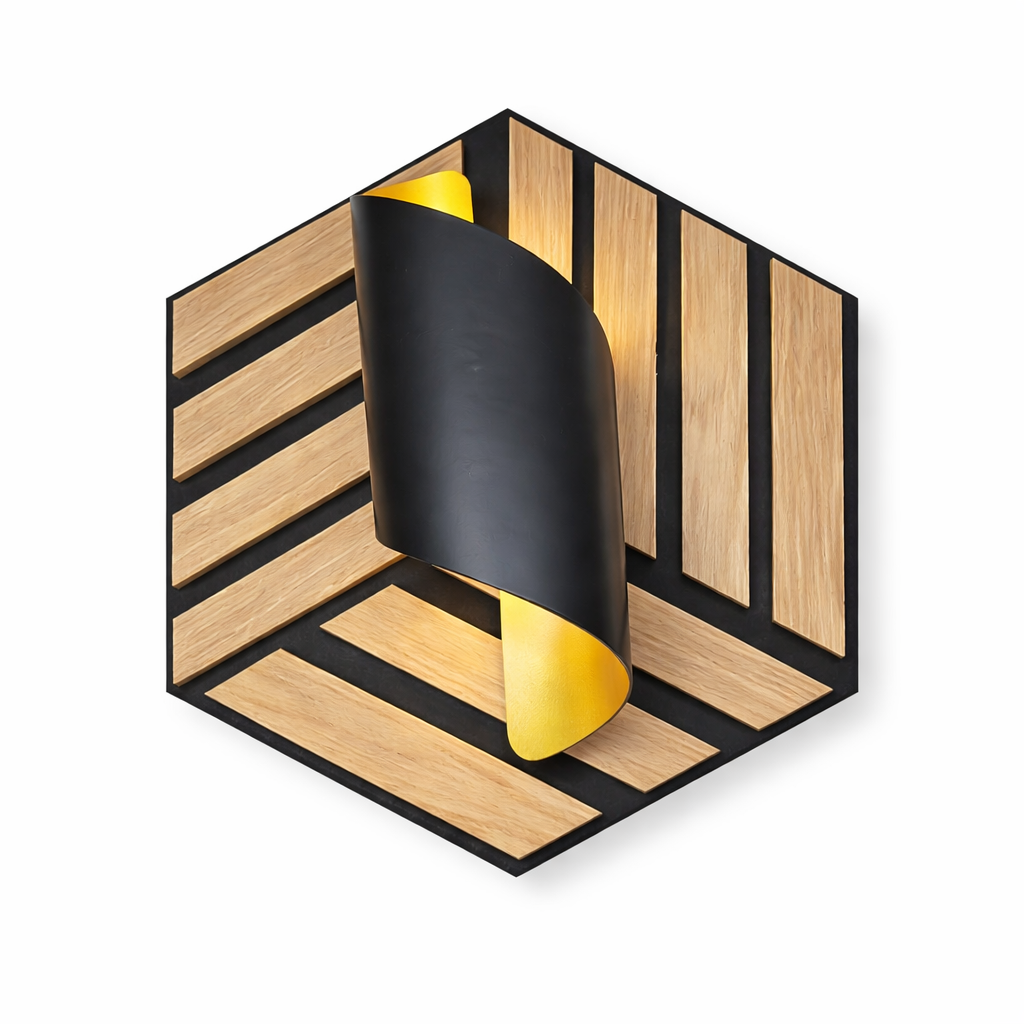✨ LUXORA LED-Wandleuchte inkl. GRATIS Holzpaneel ✨