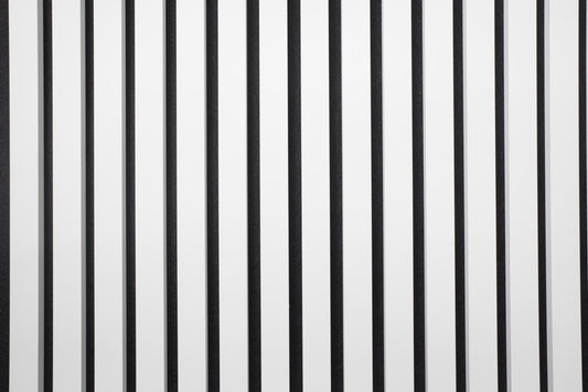 Holzpaneele[Weiss mit schwarzem Filz]60×120cm