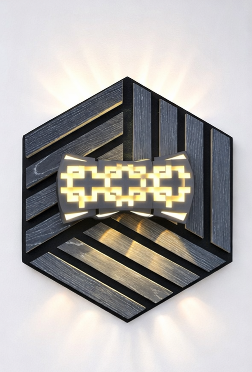 ✨ LUXORA LED-Wandleuchte inkl. GRATIS Holzpaneel ✨
