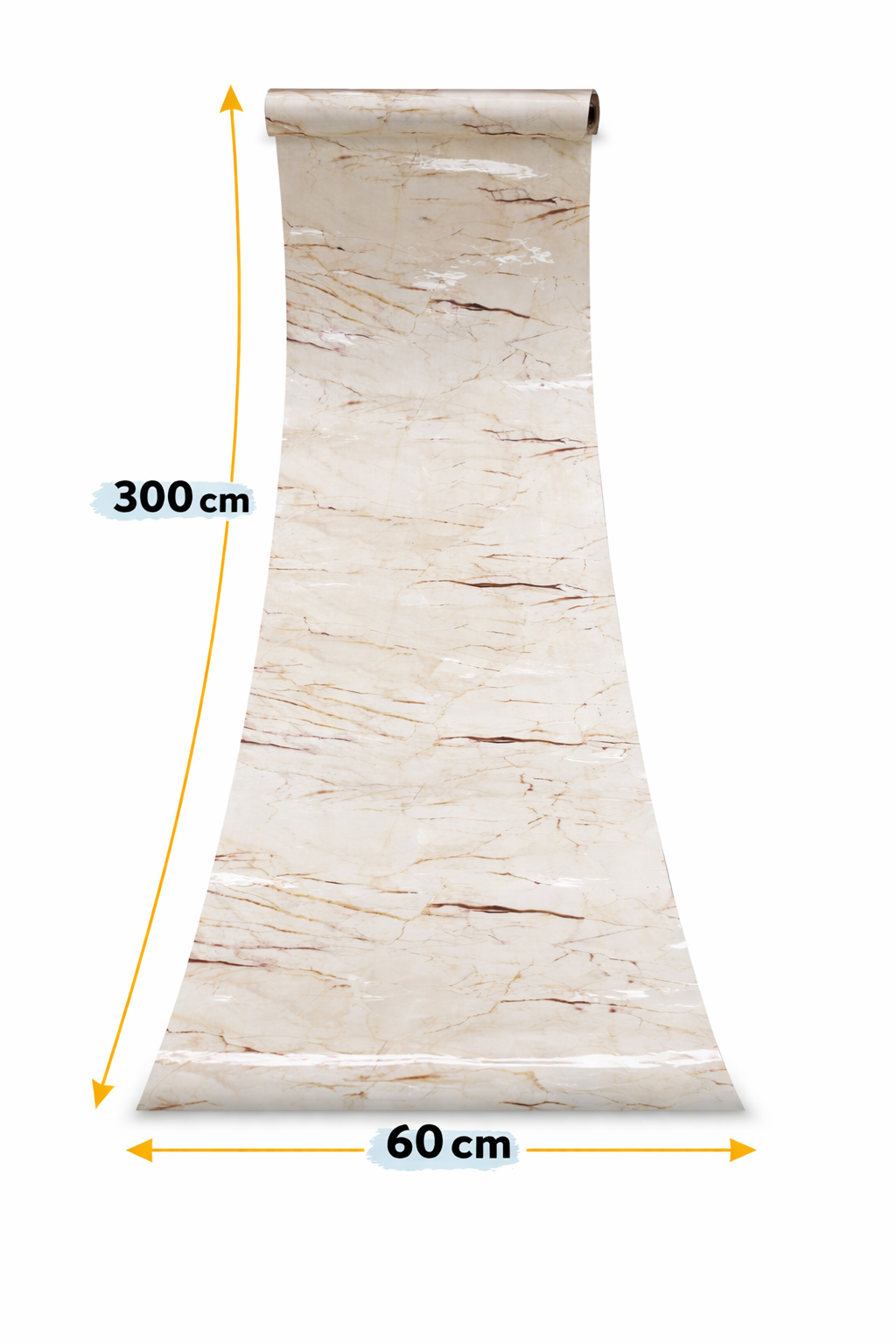 PVC Rolle selbstklebend – Marmor Design