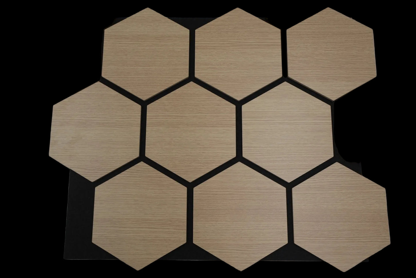 3D Holzpaneele[Eiche/Hell] 80×70cm