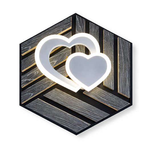 ✨ LUXORA LED-Wandleuchte inkl. GRATIS Holzpaneel ✨