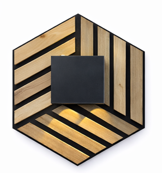 ✨ LUXORA LED-Wandleuchte inkl. GRATIS Holzpaneel ✨
