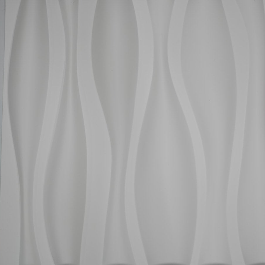 3D-Wellenstruktur[Weiss]             50×50Cm