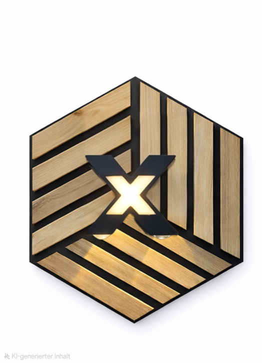 ✨ LUXORA LED-Wandleuchte inkl. GRATIS Holzpaneel ✨